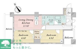 アクティ東仲通りの物件間取画像